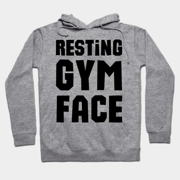 Resting Gym Face Hoodie by CoubaCarla